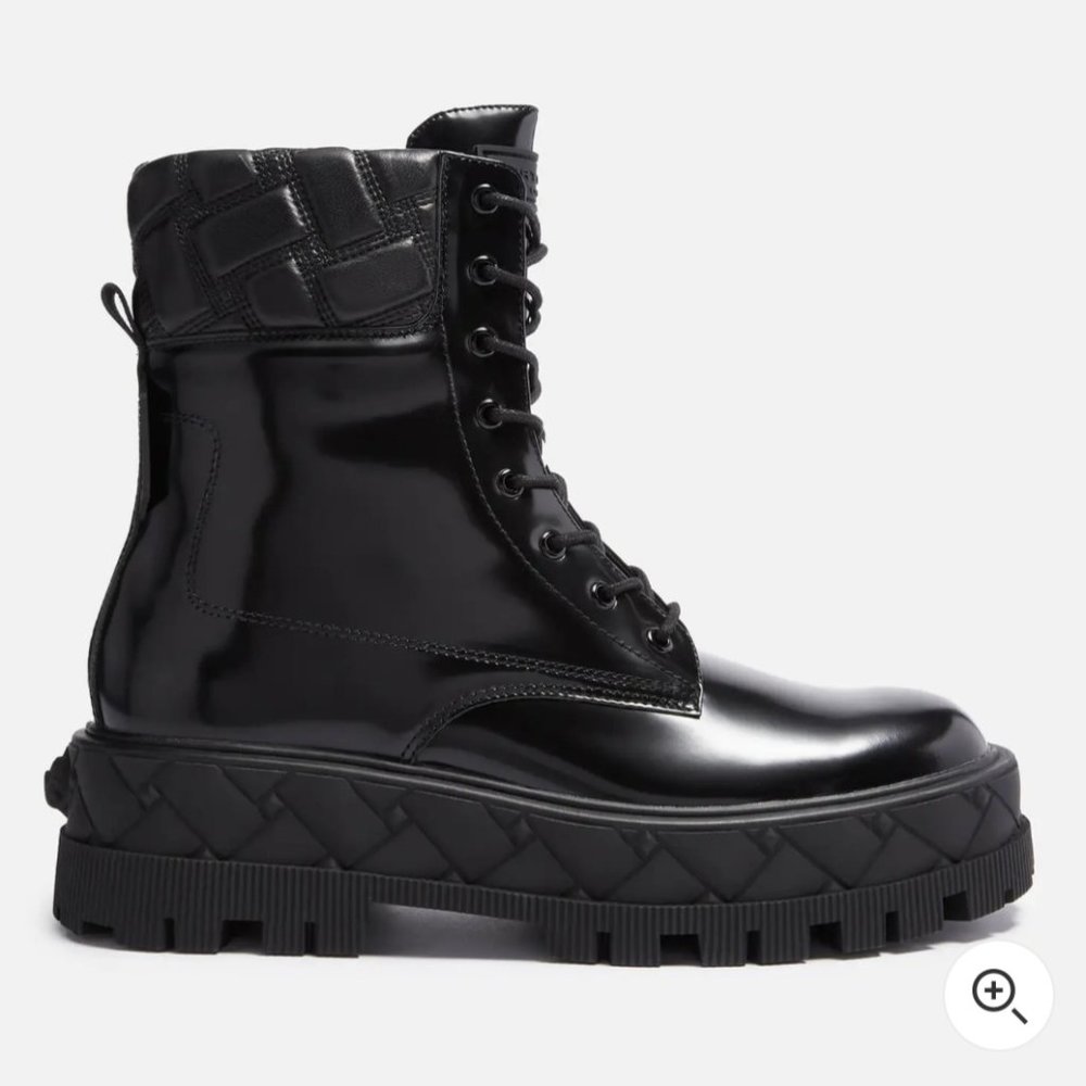 Kurt Geiger London Hiker Lace Up Leather Boots